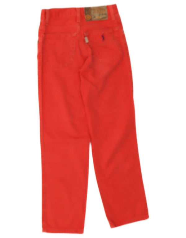 Jeckerson piger tilspidsede jeans 9-10 år W22 L24 rød bomuld