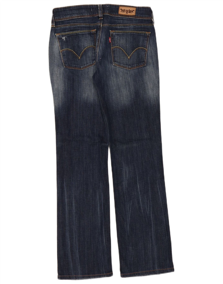 Levi's Dame 570 Straight Jeans W31 L31 Marineblå Bomuld