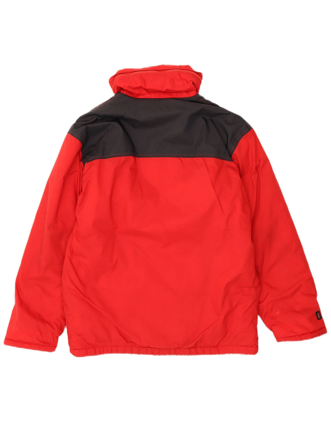 Ellesse Herre Hooded Windbreaker Jacket IT 48 Medium Rød Colourblock Nylon