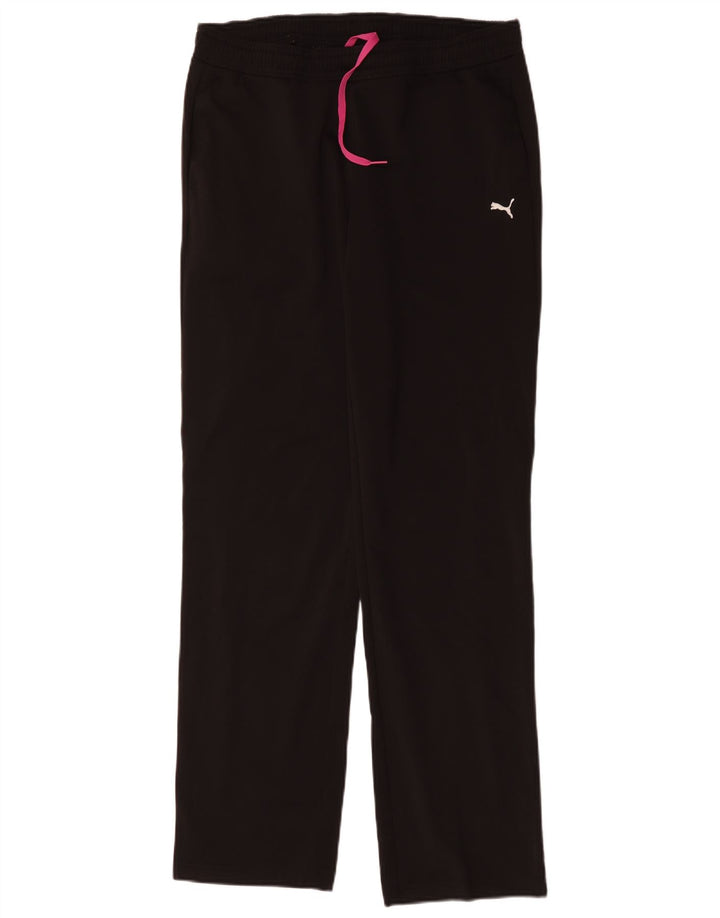 Puma Træningsdragtsbukser til kvinder UK 12 Medium Sort Polyester