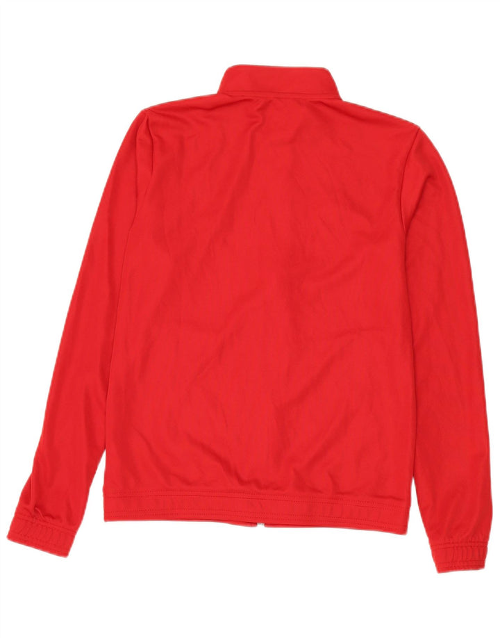 Adidas Aeroready træningsdragt topjakke UK 8/10 Lille rød polyester
