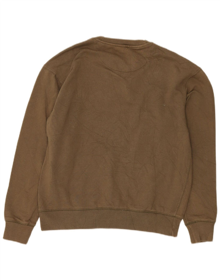 JACK & JONES Sweatshirt til mænd Medium Khaki Bomuld
