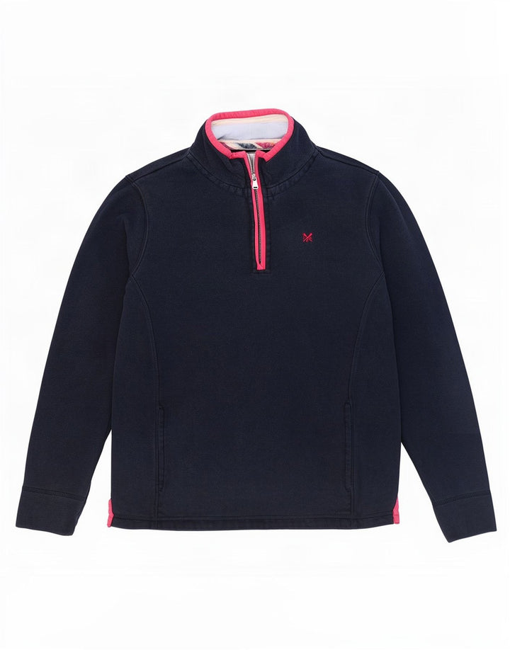 Besætningstøj Dame Sweatshirt med lynlås-hals DK 12 Medium Navy Blue