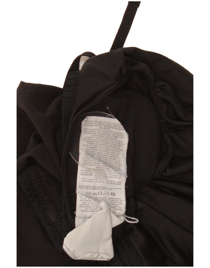 Nike Dame Dri Fit Sports Shorts UK 10 Small Black Polyester
