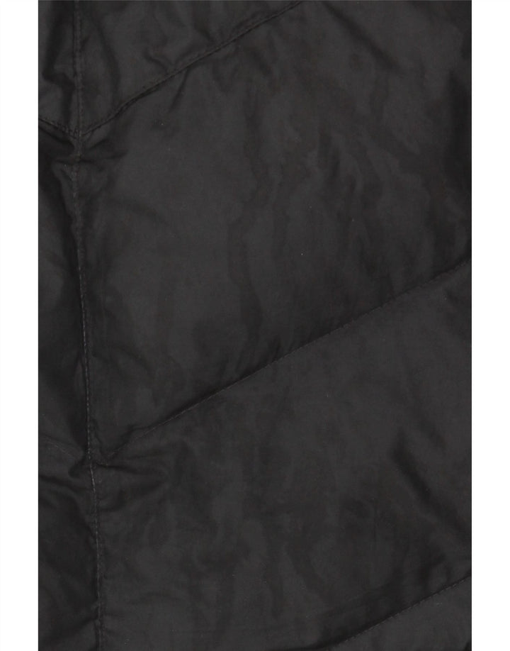 Nike drenge hættepolstret jakke 12-13 år stor sort polyester