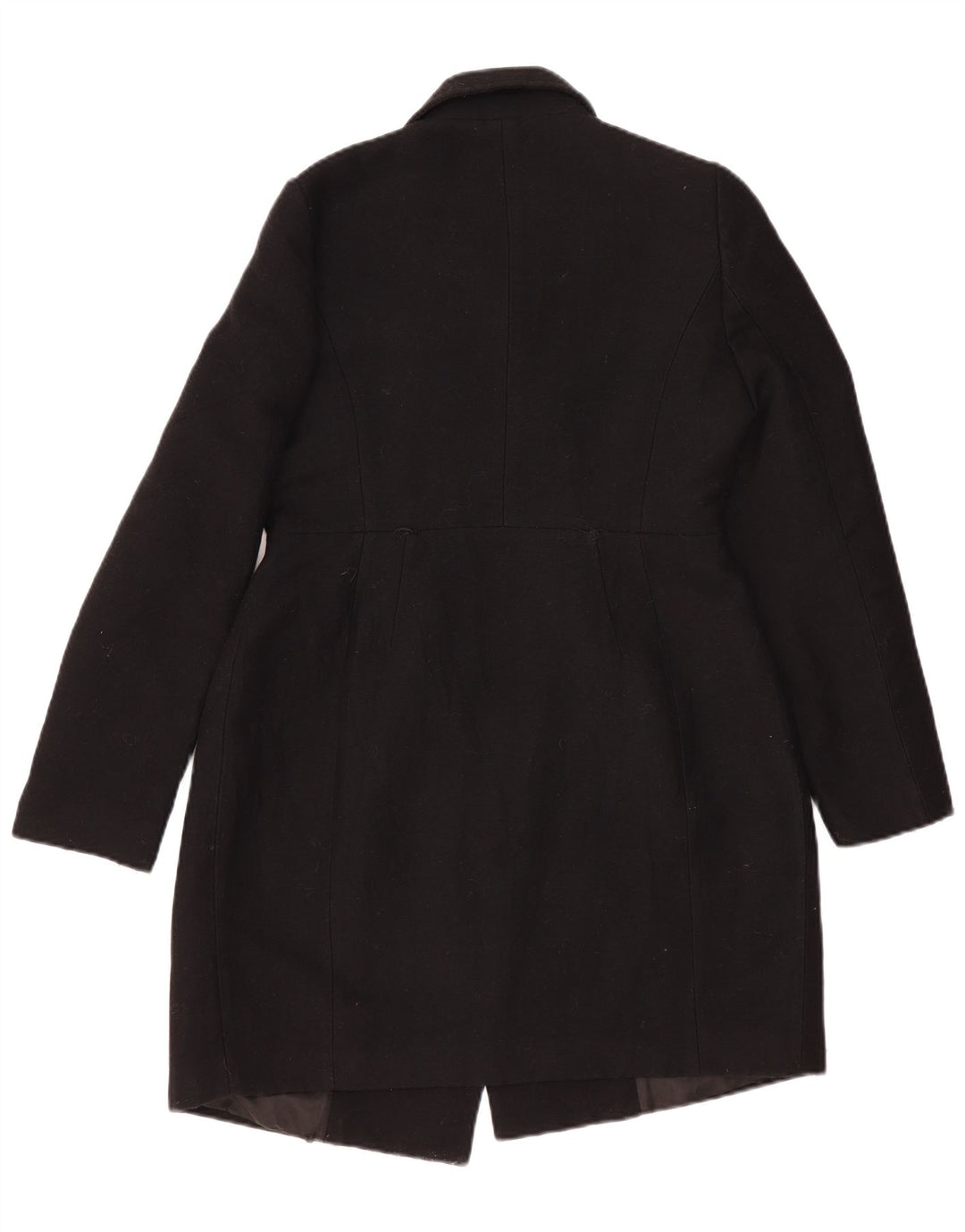 Pinko Dame Overfrakke UK 12 Medium Sort Uld