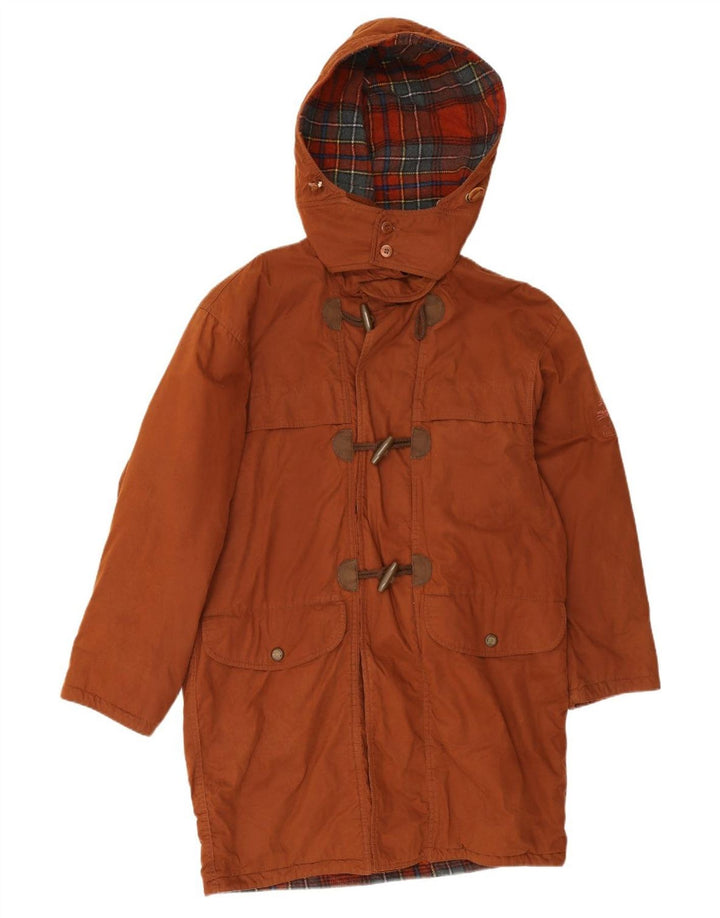 Chateu Beau Cedre Herre Hooded Duffle Coat IT 48 Medium Brown