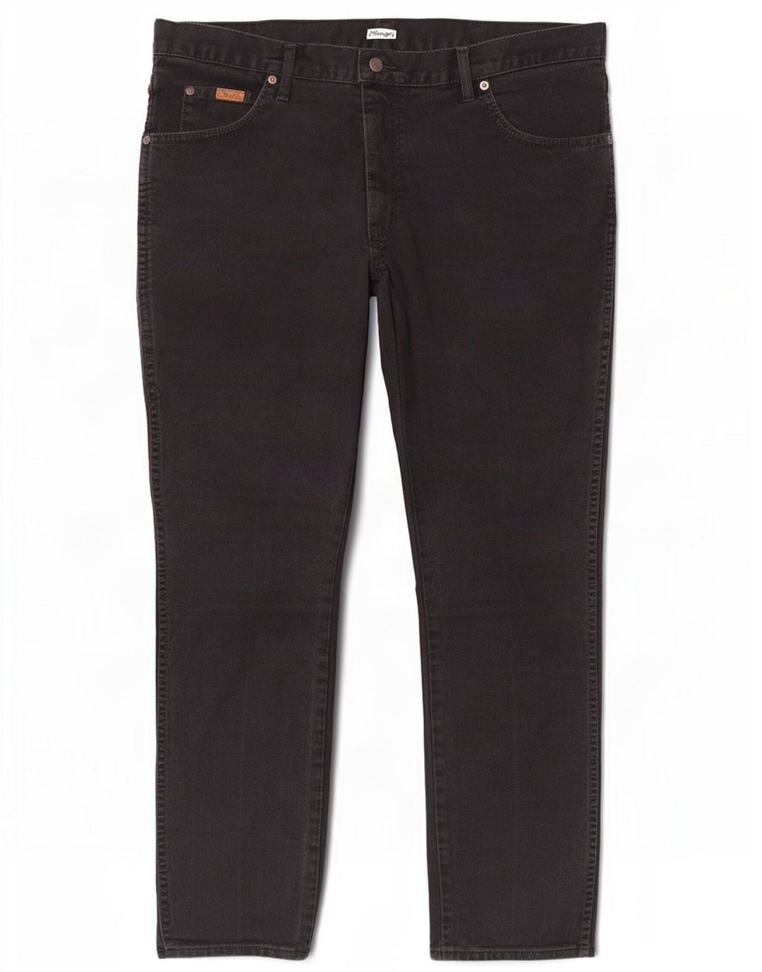 Wrangler Herre Texas Straight Jeans W35 L30 Sort Bomuld