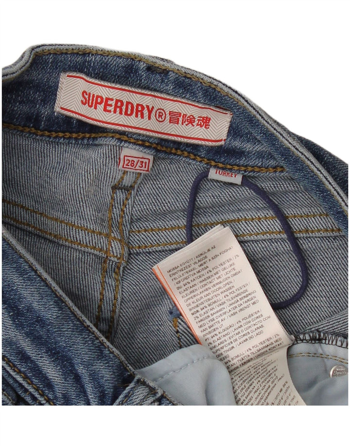 Superdry Bootcut Jeans til kvinder W28 L31 blå bomuld