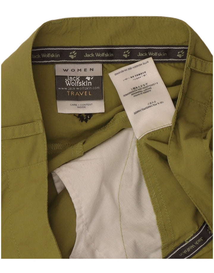 Jack Wolfskin Dame Cargo Skirt UK 10/12 Medium W32 Grøn polyamid
