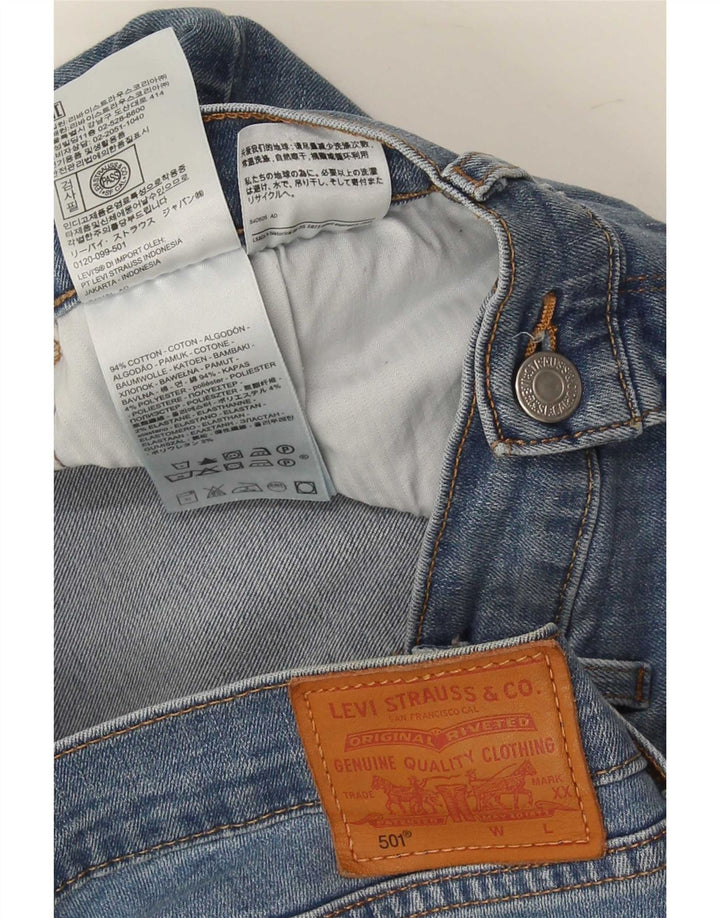 Levi's Dame 501 Skinny Jeans W30 L30 Blå Bomuld