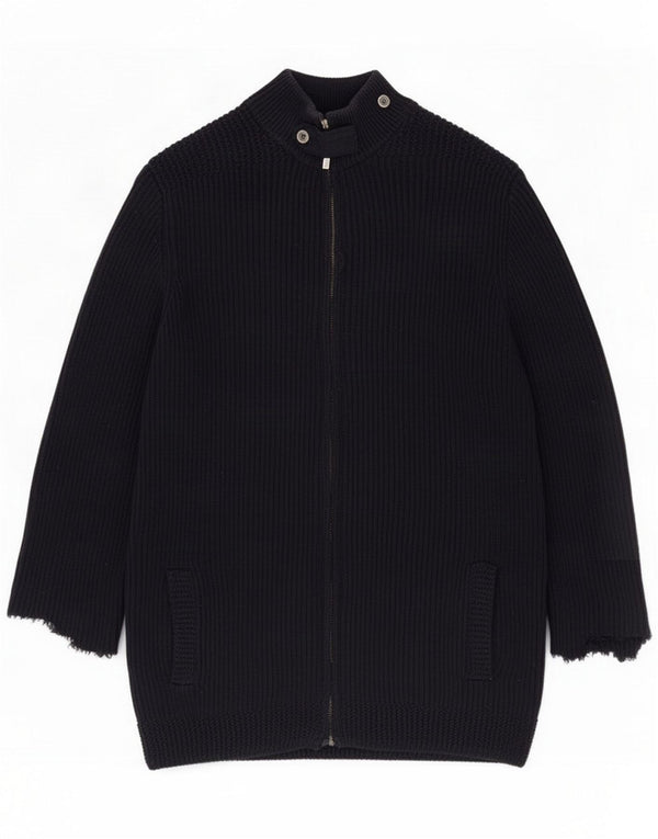 Massimo Dutti Herre cardigan sweater XL Navy Blue