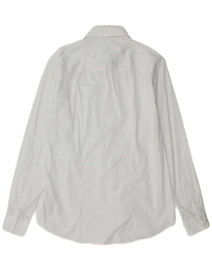 Guess Herre Slim Fit skjorte Medium hvid bomuld