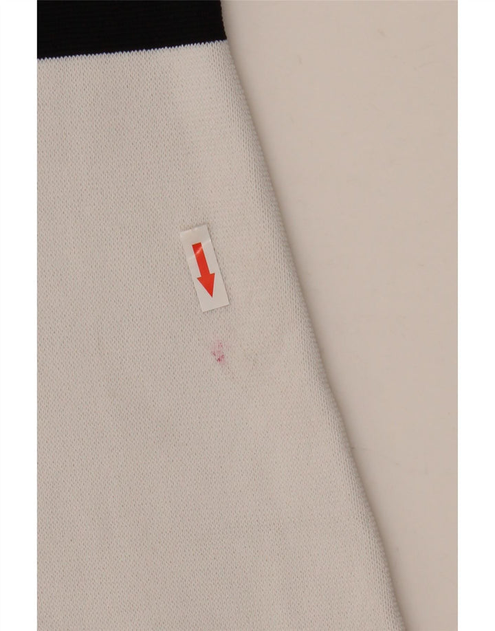 Zara Dame Ærmeløs A-Line Kjole UK 14 Medium White Viscose