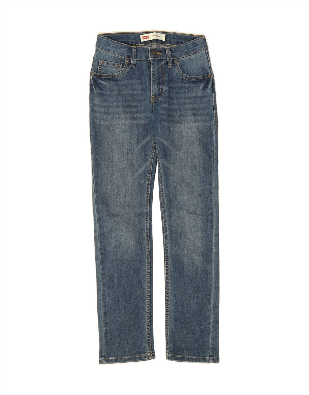 LEVI'S Boys 511 Slim Jeans 11-12 Years W24 L28 Blue Cotton Vintage Levi's and Second-Hand Levi's from Messina Hembry 