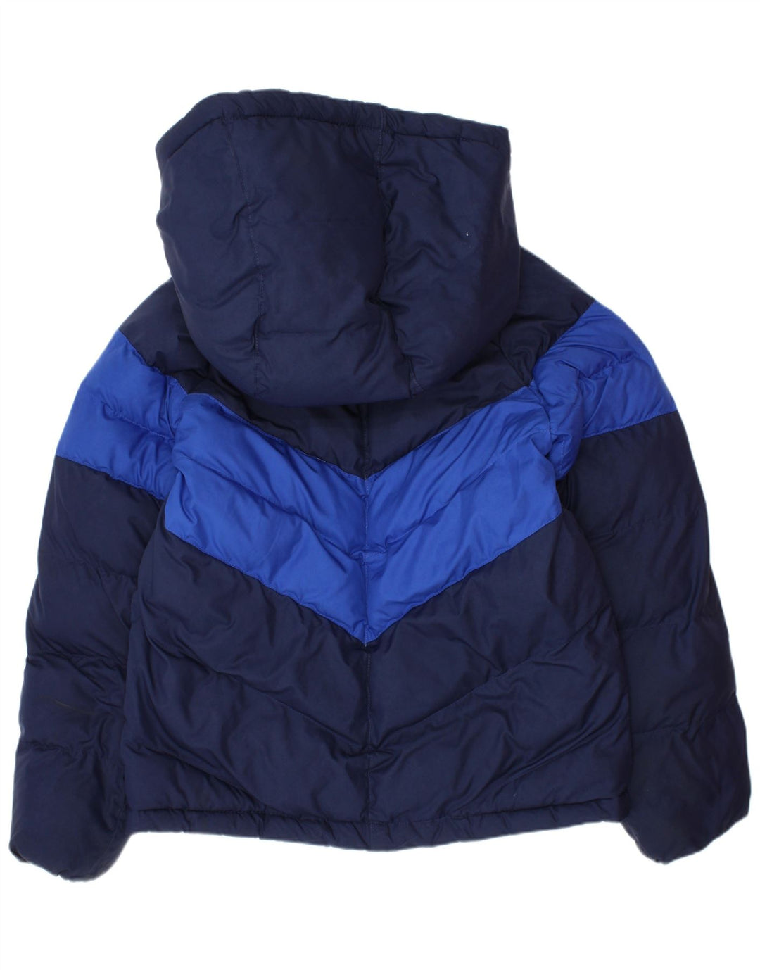 Adidas hættejakke til drenge 6-7 år XS Navy Blue Colourblock
