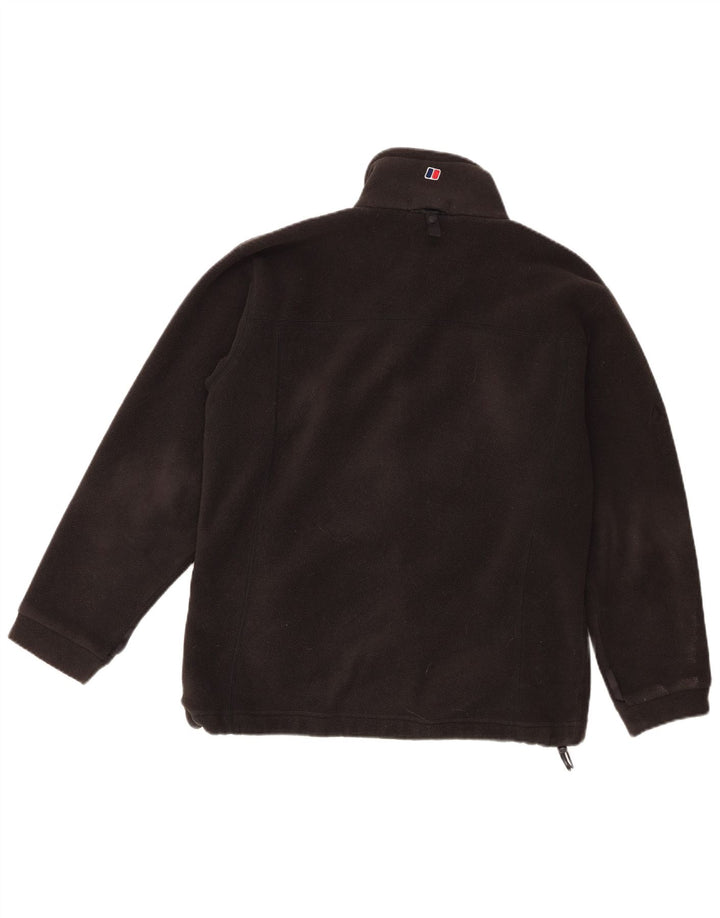 Berghaus Dame Liner Fleece Jakke UK 12 Medium Sort Polyester