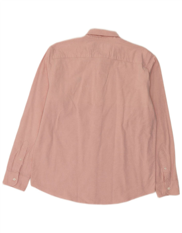 Abercrombie & Fitch herreskjorte stor pink bomuld