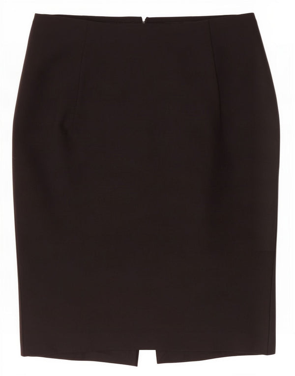 Zara Pencil Skirt til kvinder EU 38 Small W28 Black Polyester