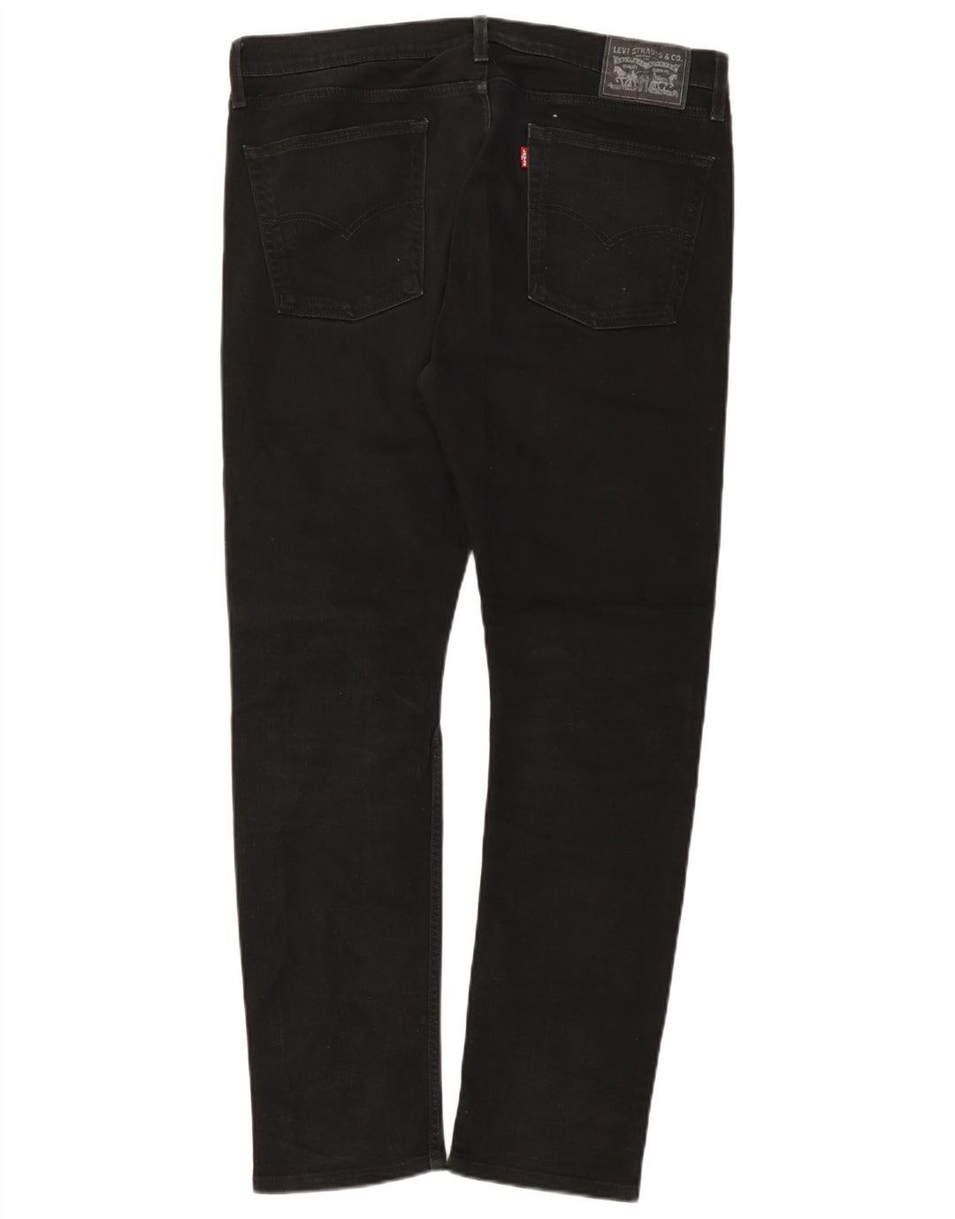 Levi's Slim Jeans til kvinder W36 L31 Sort bomuld
