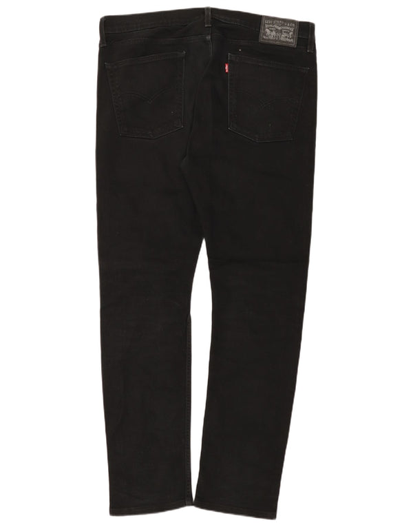 Levi's Slim Jeans til kvinder W36 L31 Sort bomuld