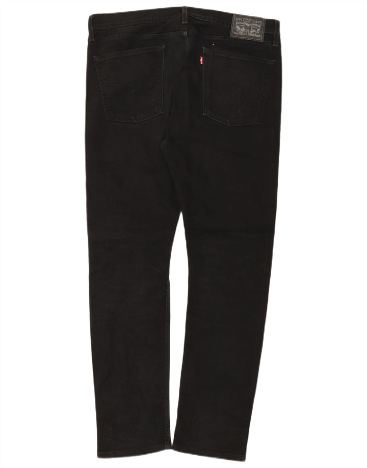 Levi's Slim Jeans til kvinder W36 L31 Sort bomuld