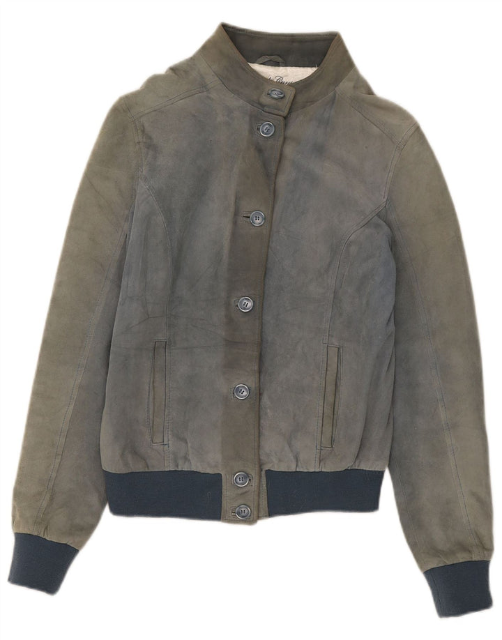 Emanuele Curci Dame Ruskind Bomber Jacket IT 44 Medium Grey Colourblock