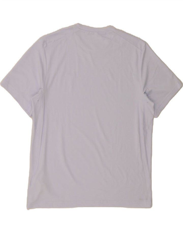 NIKE Mens Dri Fit T-Shirt Top Large Blue Cotton Vintage Nike and Second-Hand Nike from Messina Hembry 