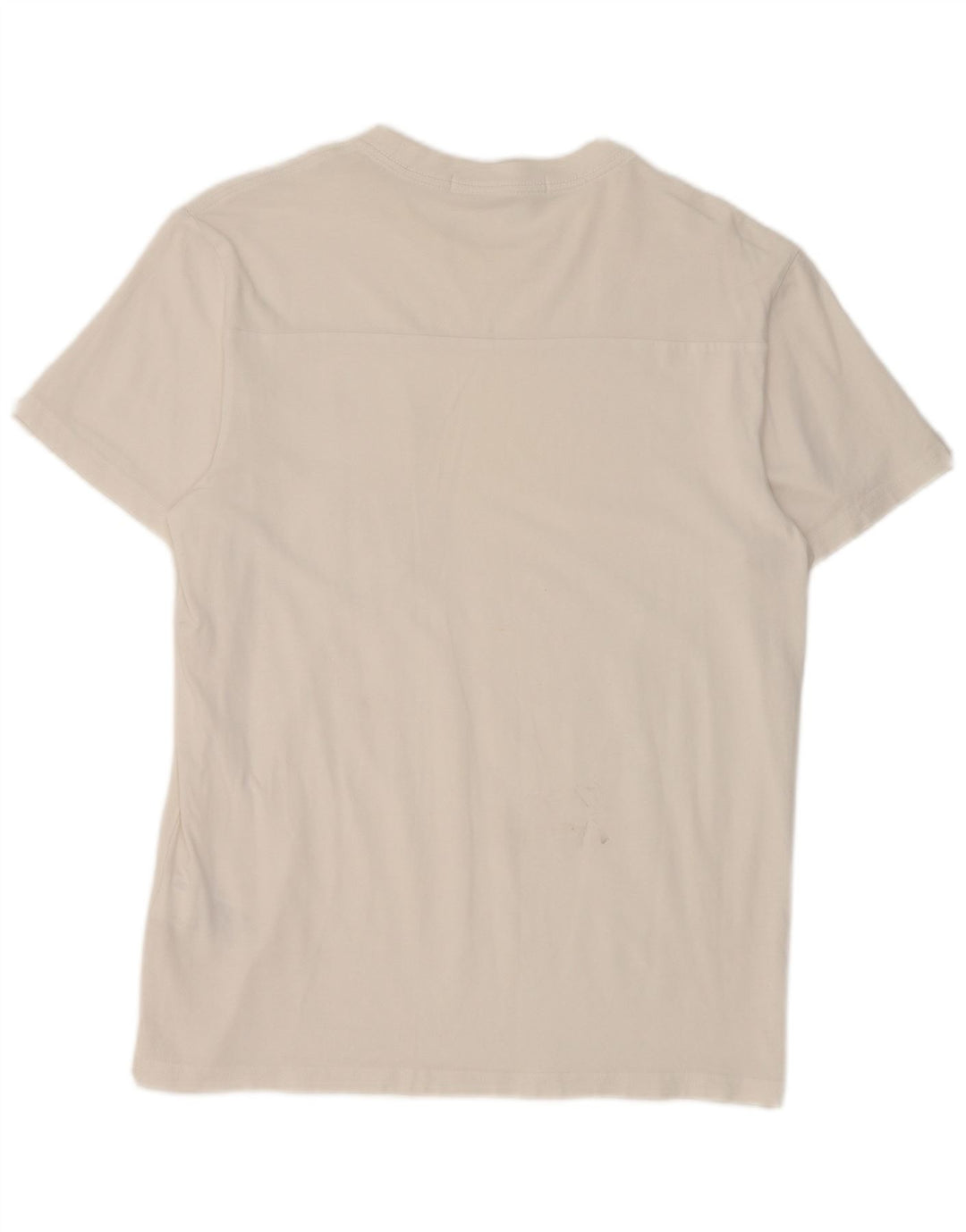 Calvin Klein Jeans Herre T-Shirt Top Lille Hvid Bomuld
