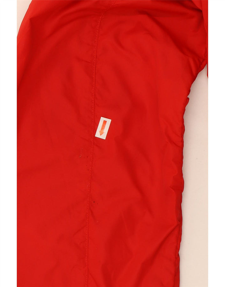 Tommy Hilfiger Regnjakke med hætte til mænd UK 38 Medium Rød Polyamid
