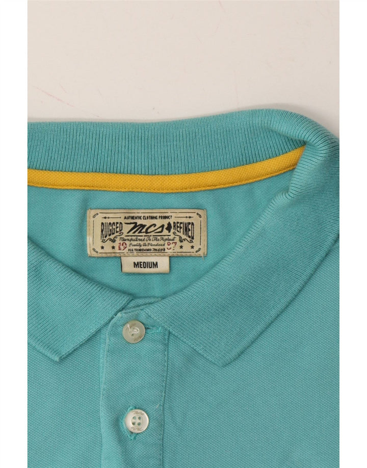 MARLBORO CLASSICS Mens Polo Shirt Medium Blue Vintage Marlboro Classics and Second-Hand Marlboro Classics from Messina Hembry 