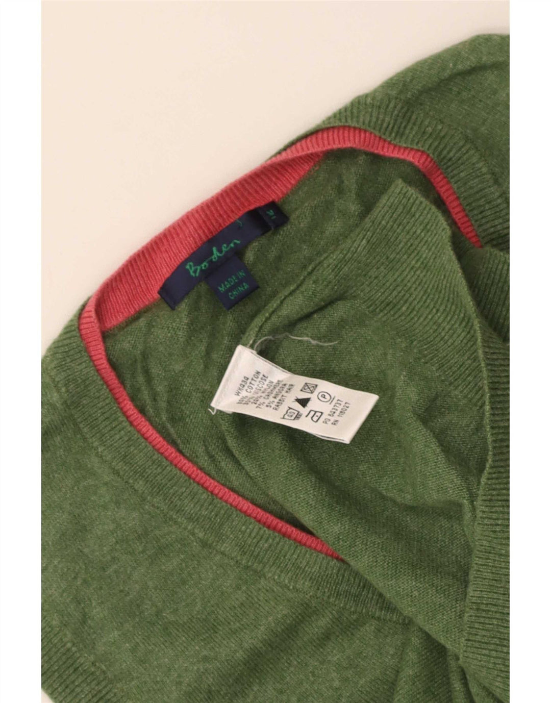 Boden Dame Vest Tank Top UK 12 Medium Grøn Bomuld