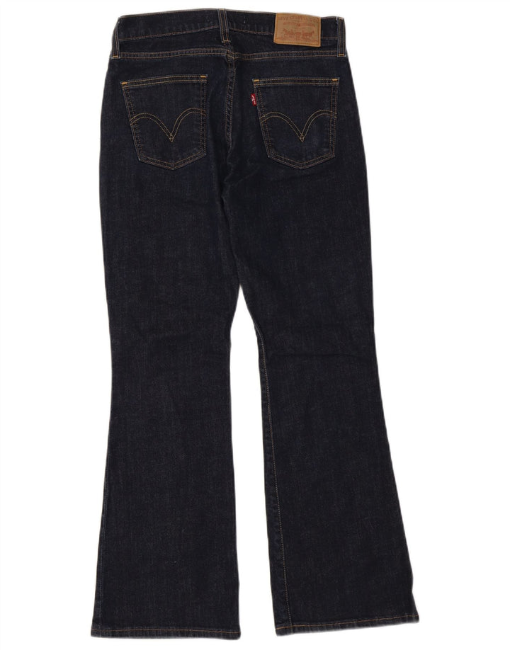 Levi's Dame 10529 Bootcut Jeans W30 L30 Marineblå Bomuld