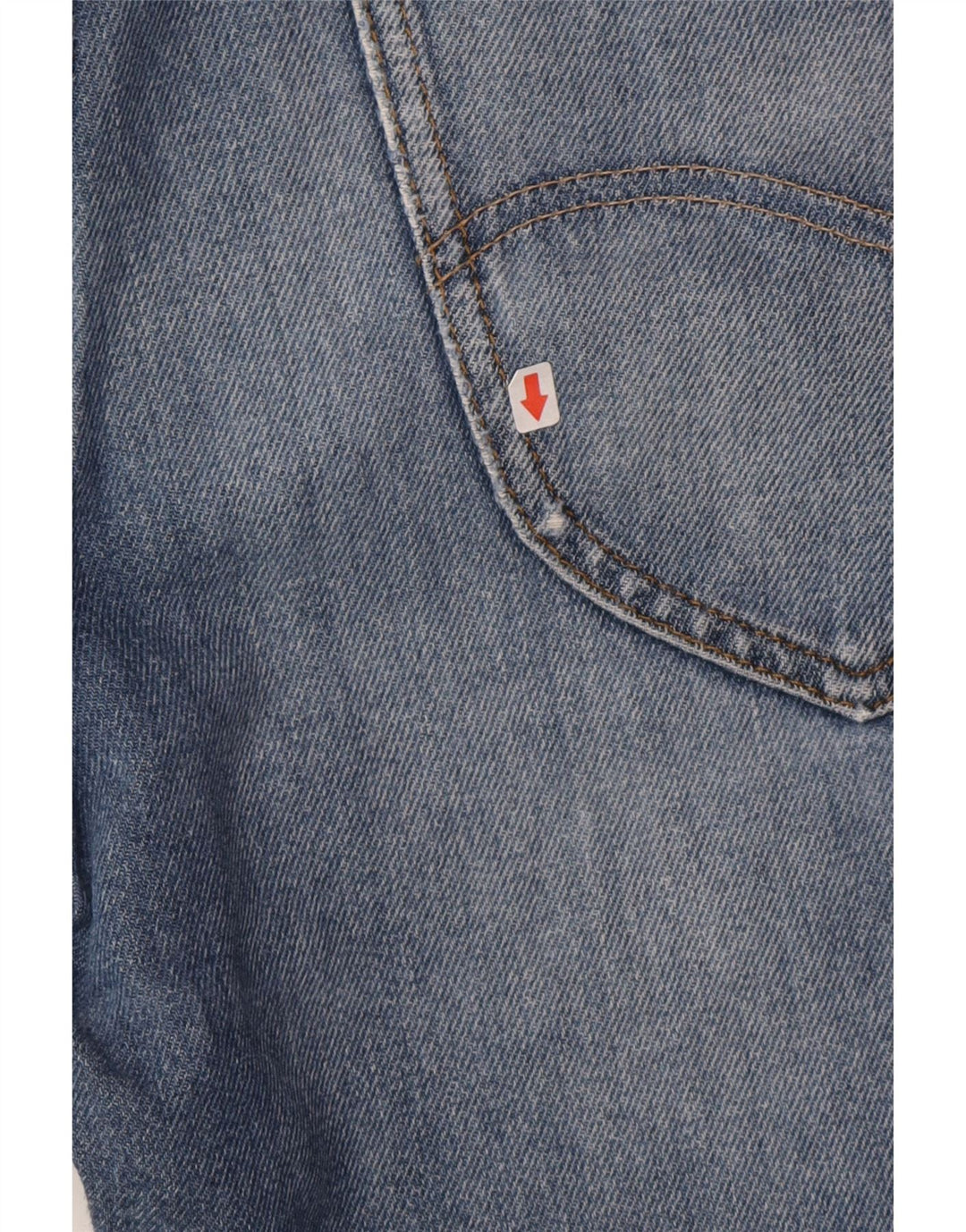 Lee Herre 5-lommers korte denimshorts W31 mellemblå bomuld