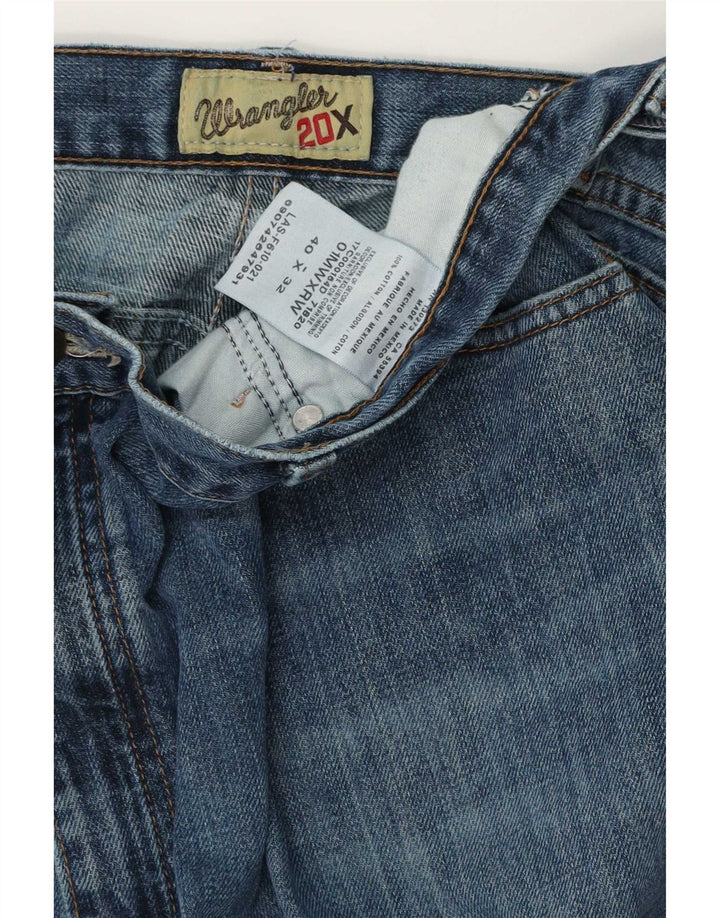 Wrangler Løse jeans til mænd W40 L32 blå bomuld