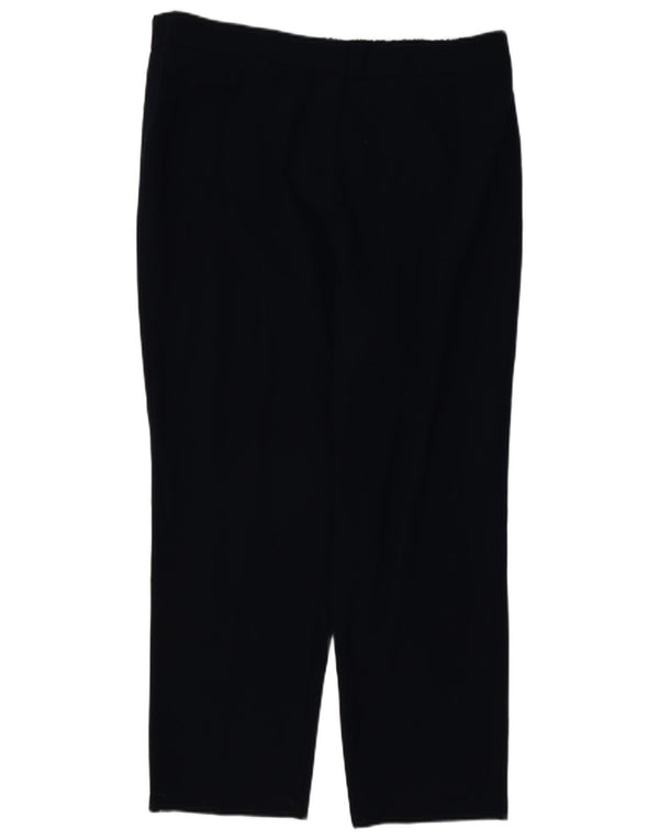 Marks & Spencer Lige fritidsbukser til kvinder UK 18 XL W40 L28 Marineblå