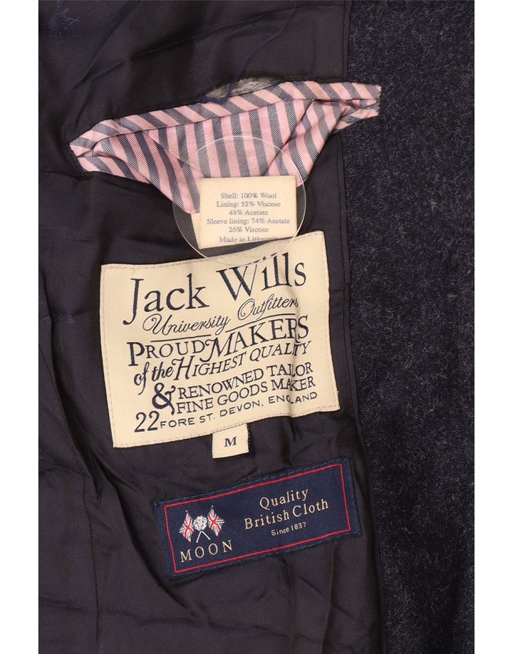 Jack Wills Herre 2-knaps blazerjakke UK 38 Mellem marineblå uld