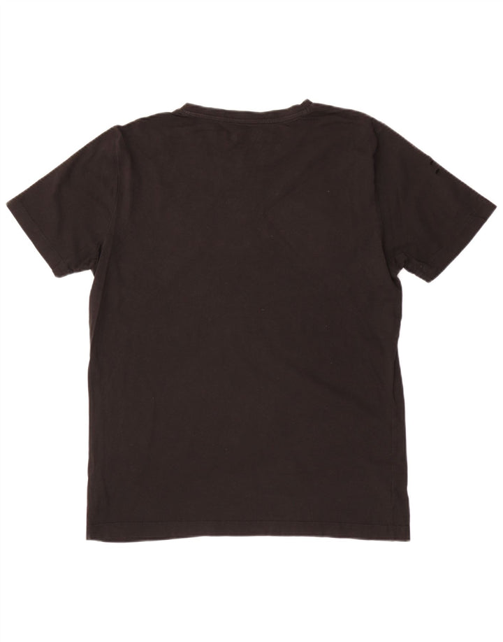 Puma Herre Grafisk T-Shirt Top Medium Sort Bomuld
