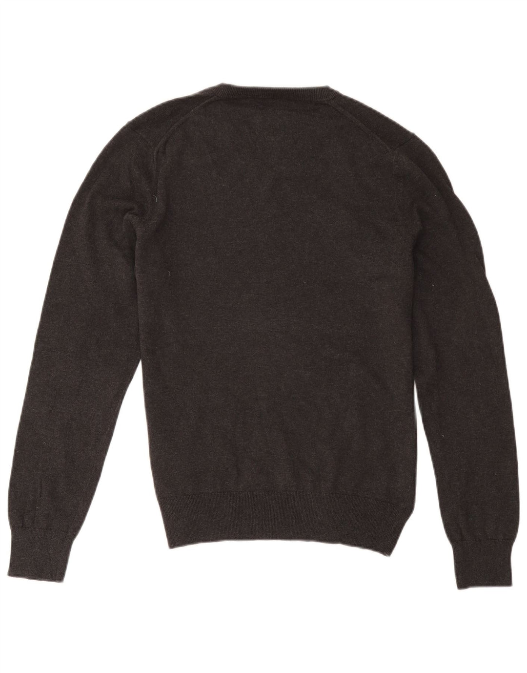 Marks & Spencer Herre V-hals sweater mellemgrå bomuld