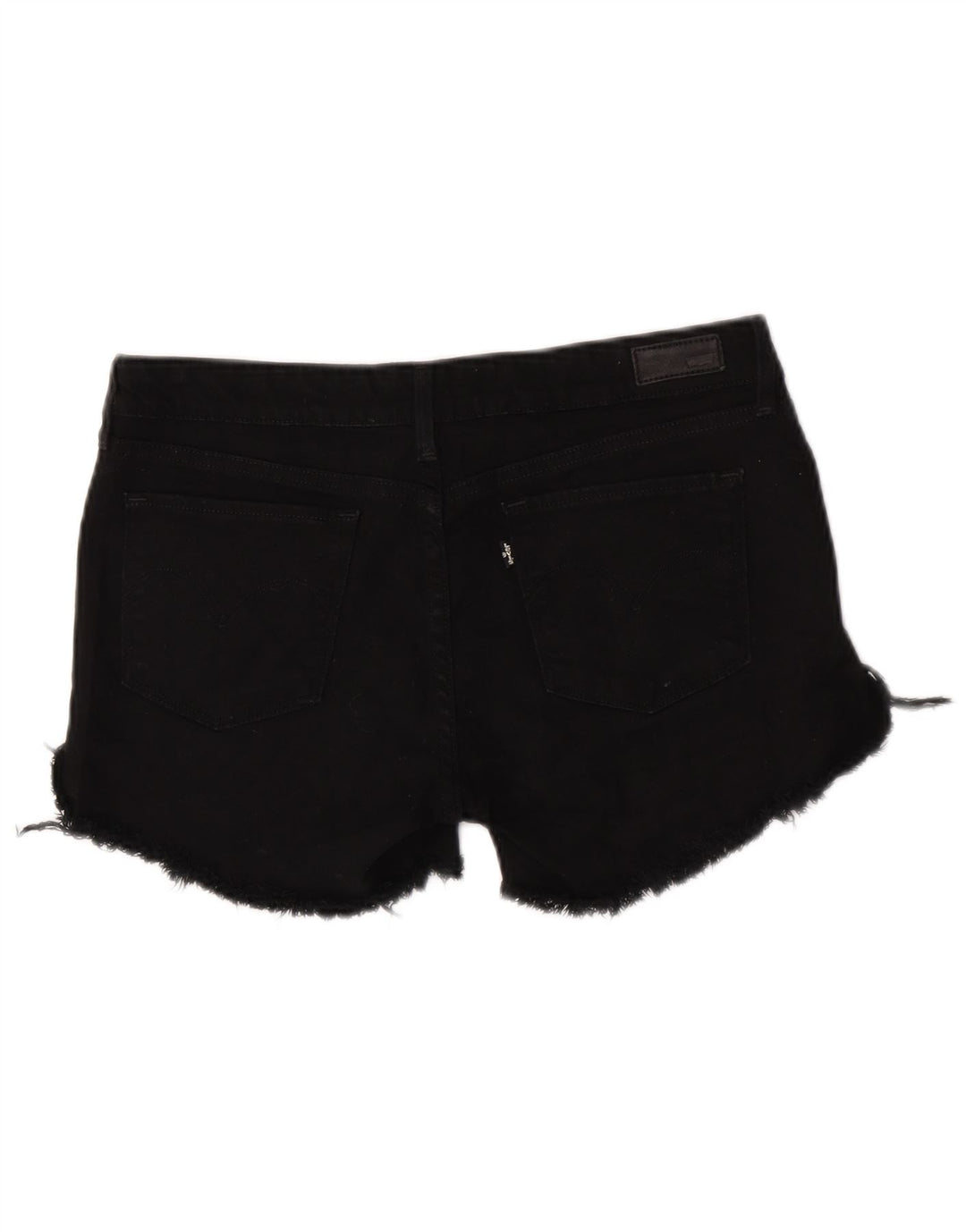 Levi's denimshorts til kvinder W31 Mellem sort bomuld