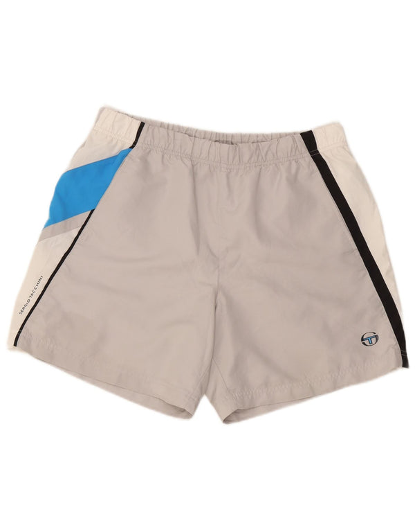 Sergio Tacchini Herre Sportshorts XL Grå Colourblock Polyester