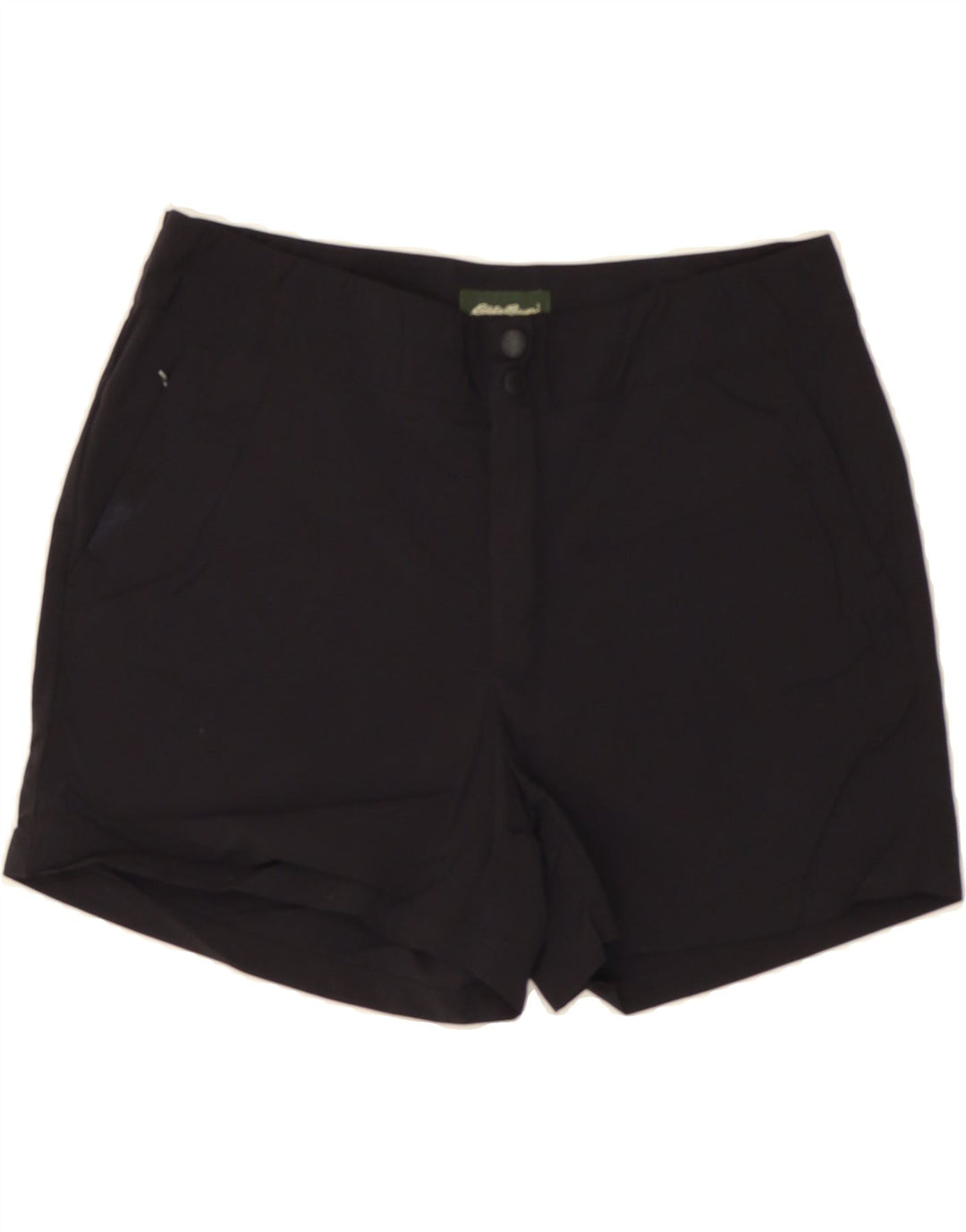 EDDIE BAUER Womens Chino Shorts US 8 Medium W30  Black Nylon Vintage Eddie Bauer and Second-Hand Eddie Bauer from Messina Hembry 