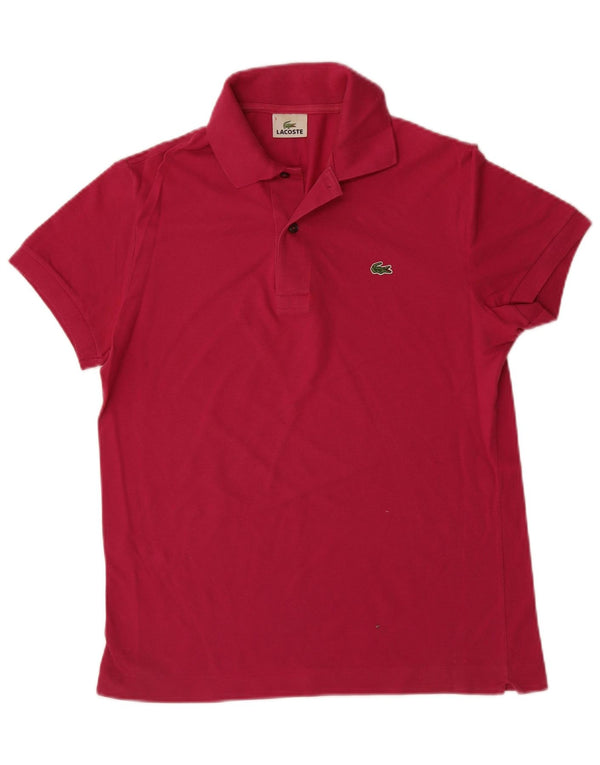 LACOSTE Poloshirt til mænd størrelse 3 Lille Pink Bomuld