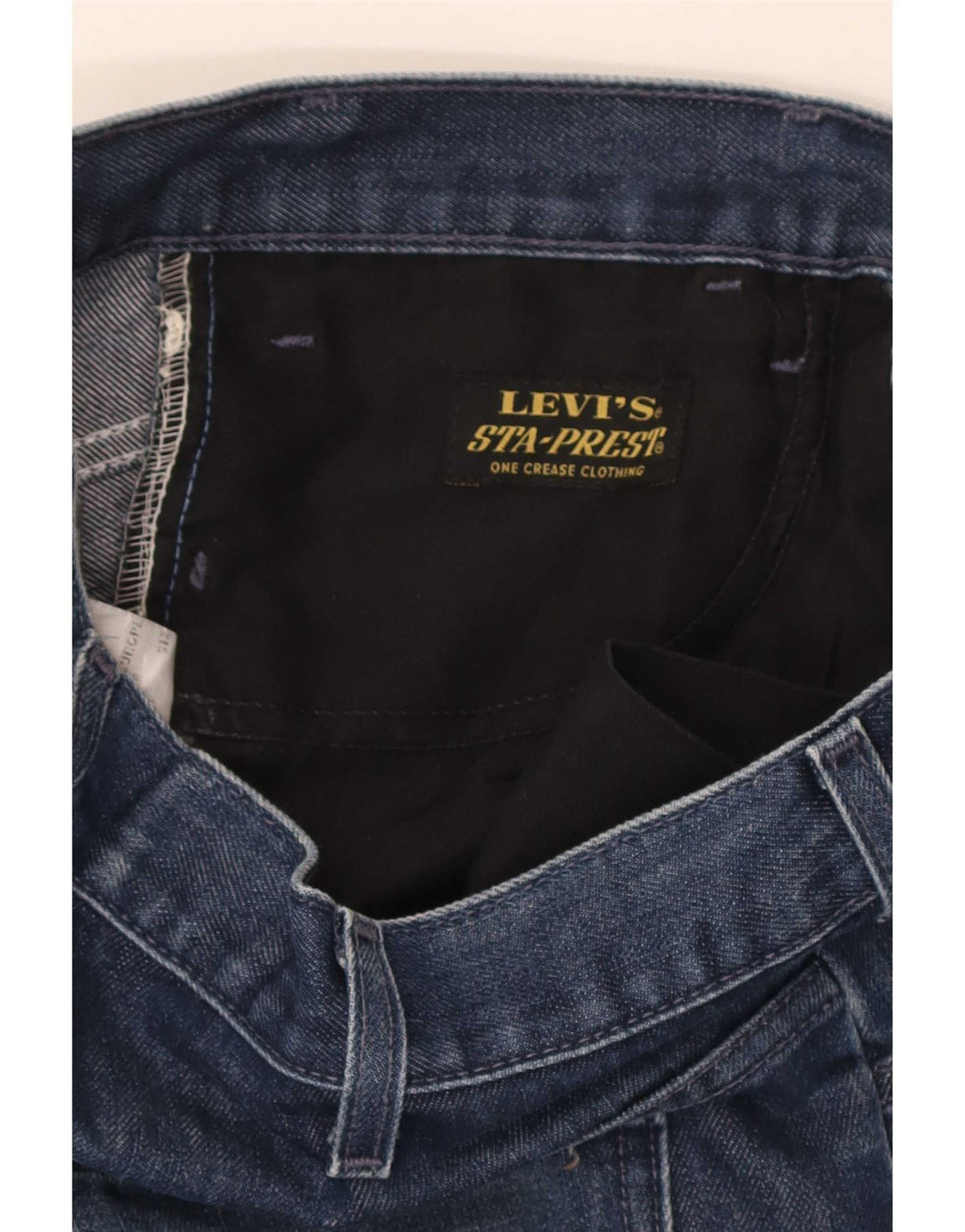 Levi's Men Distressed Straight Jeans W33 L34 Blå Bomuld
