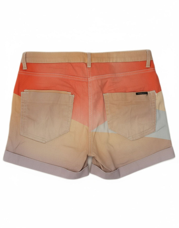 MAISON SCOTCH Womens Denim Shorts W26 Small Multicoloured Colourblock