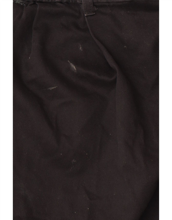 Marks & Spencer Herre Pegged Chino Bukser W46 L29 Sort Bomuld