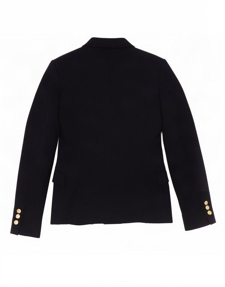 Zara Dame 1 Knap Blazer Jacket UK 10 Small Navy Blue