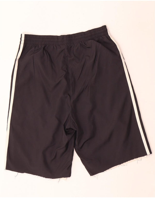 Adidas sportsshorts til kvinder UK 10 Small Black Polyester