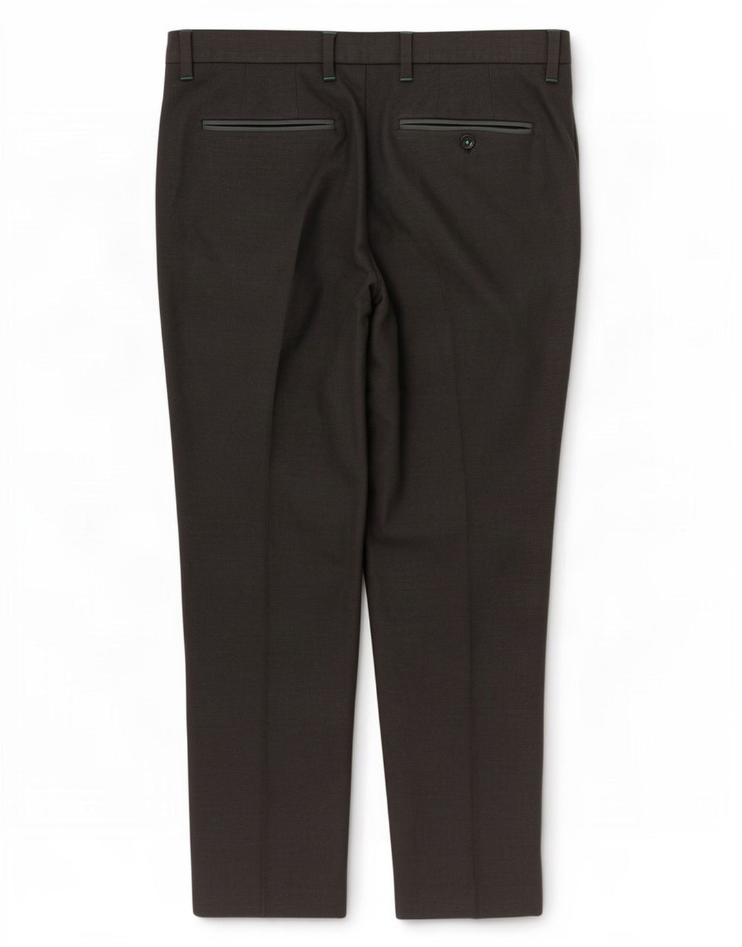 Ted Baker Straight Suit Bukser til mænd W36 L32 Grå plettet polyester