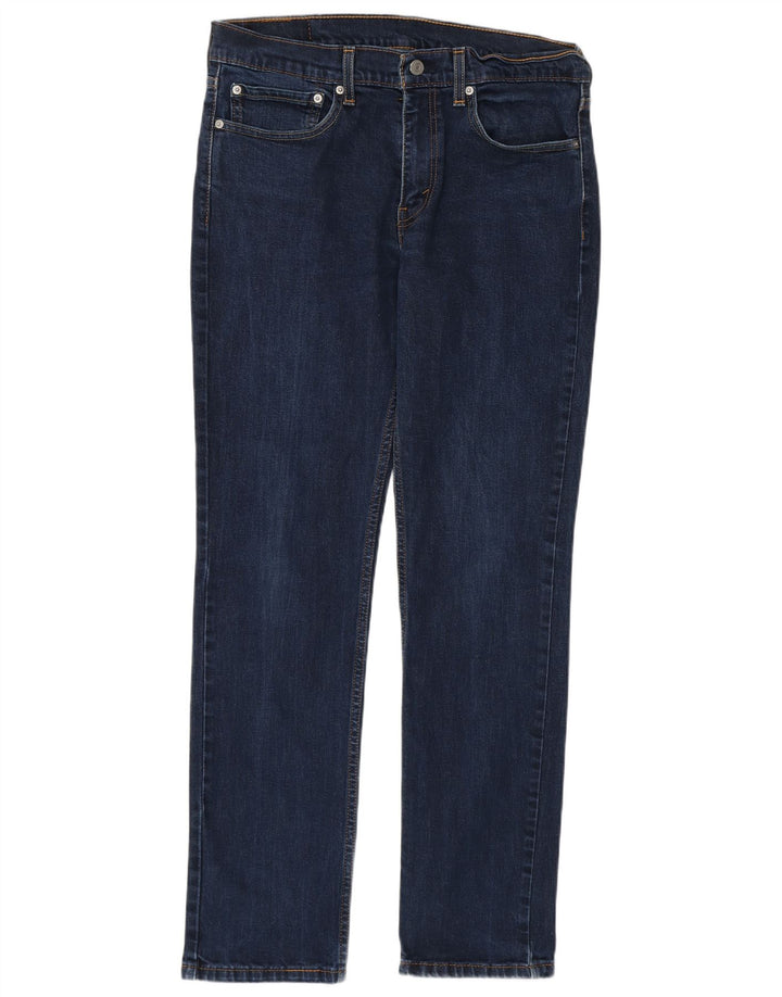Levi's Herre 511 Slim Jeans W34 L32 Marineblå Bomuld